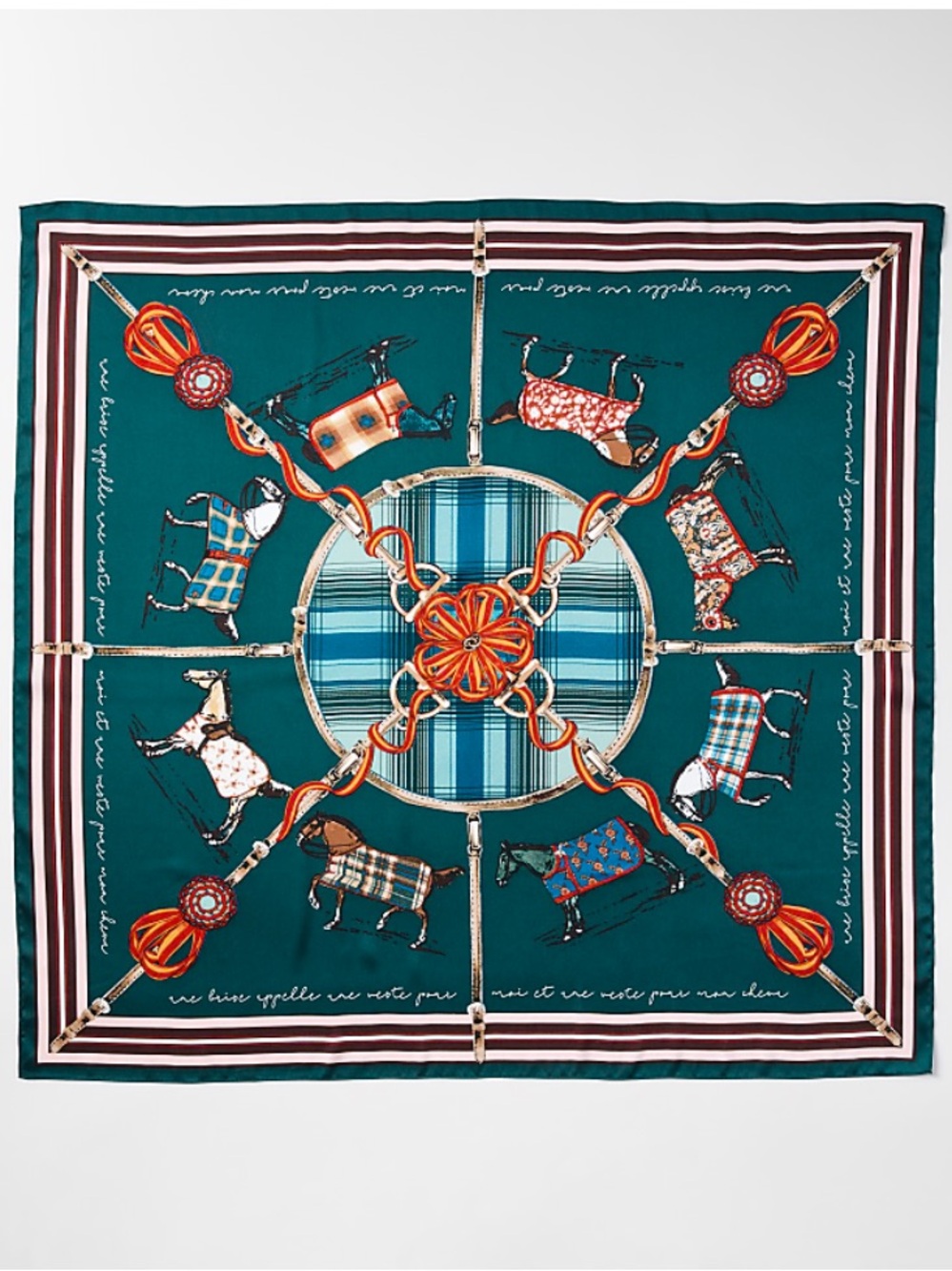 LOFT Horse Square Scarf